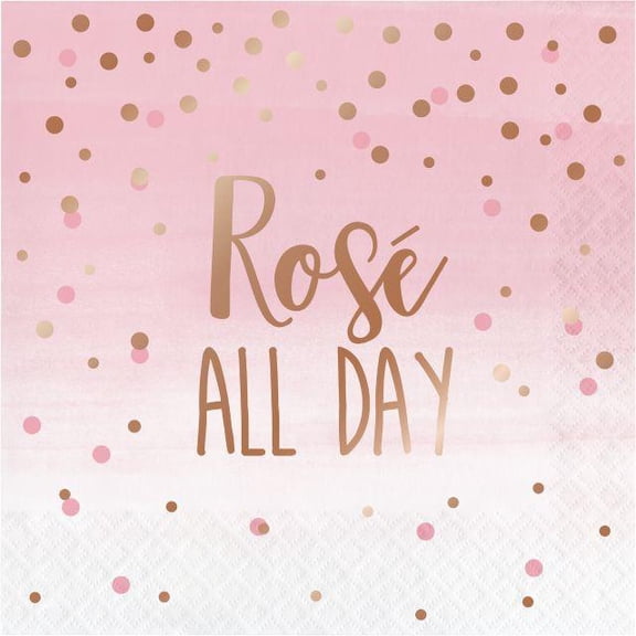 Creative Converting Ros All Day Napkins, 16 ct