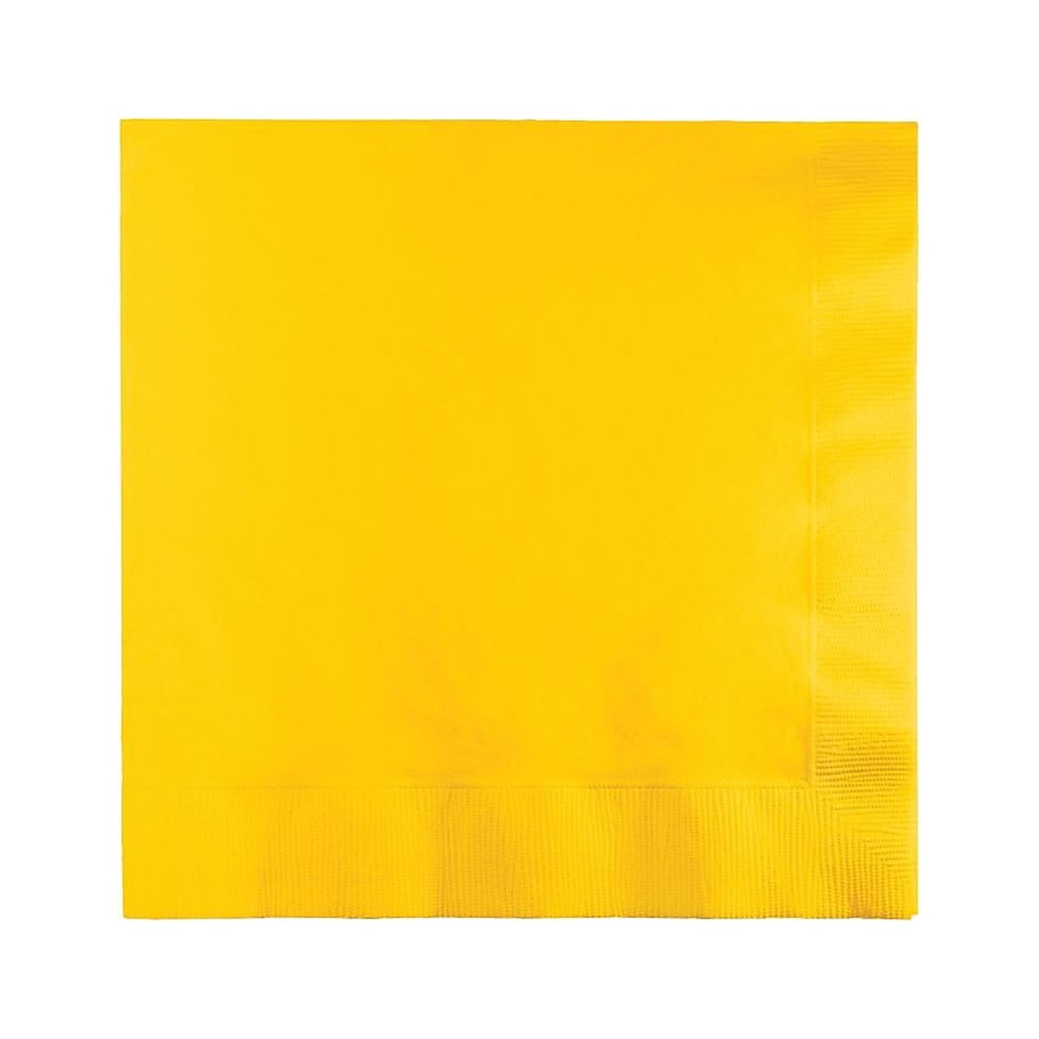 Creative Converting School Bus Yellow 2-Ply Luncheon Napkins 50/Pack 6691021B - image 1 of 2