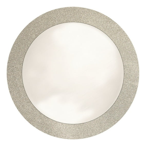 Creative Converting Silver Glitz 14" Round Placemats, 8pk