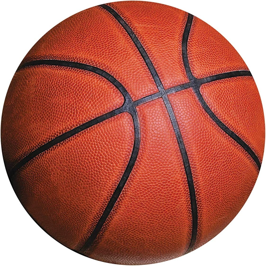 Creative Converting Sports Fanatic Basketball Postcard Party Invitation, 5 x 8.5-Inches, Orange