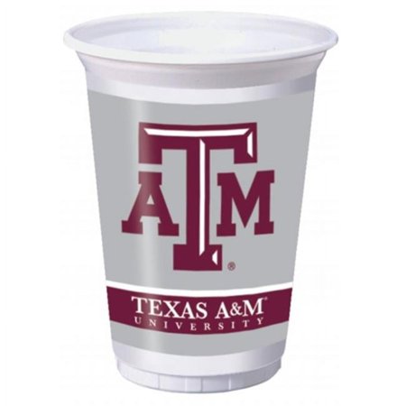 Creative Converting Texas A & M Aggies 20 oz. Plastic Cups