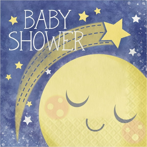 Creative Converting To The Moon And Back Baby Shower Lunch Napkins 16/Pack 321805