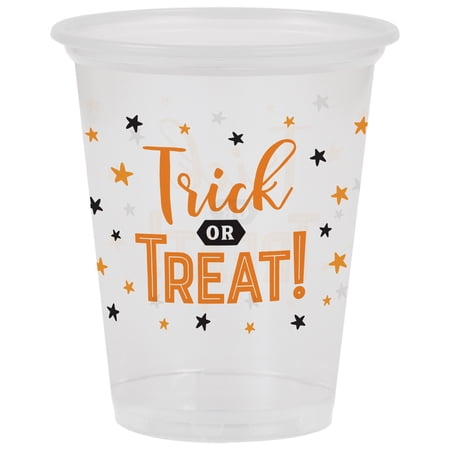 Creative Converting Trick or Treat Halloween Plastic 16 oz Cups 24 Count