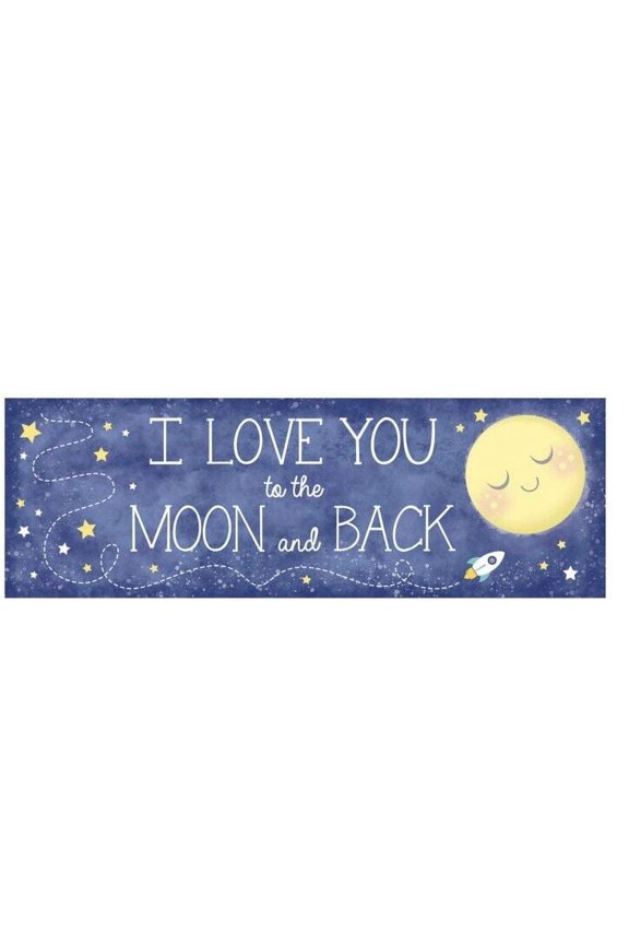 to the Moon and Back Giant Party Banner 20x60