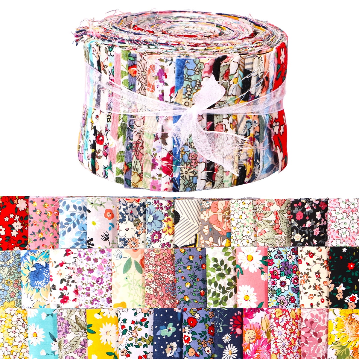 Creative Cotton Jelly Roll Fabric 6 25x100cm Strips Roll Precut Creative cotton jelly roll fabric 6 25x100cm strips roll precut