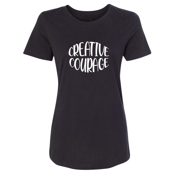 Creative Courage Womens crewneck tee