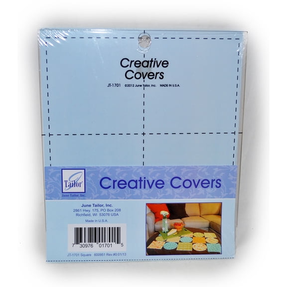 Creative Covers Unique "Openwork" Designs for Bed Covers, Tabletop and Wall Art Square Template