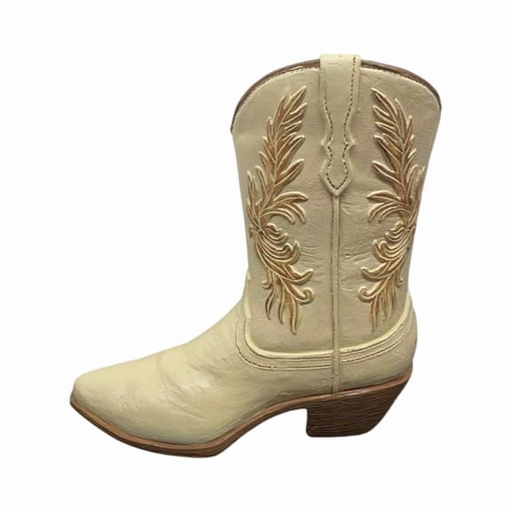 Creative Cowboy Boot Design Resin Planter Vases Perfect For Outdoor Indoor Use