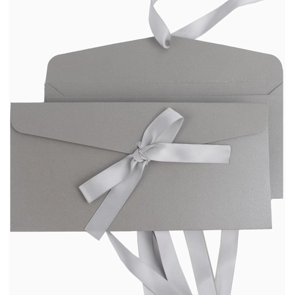 Creative Craft Envelopes with Bow, 20-Pack A2 Size for Scrapbooking, Journaling, DIY Invitations and Photo Storage