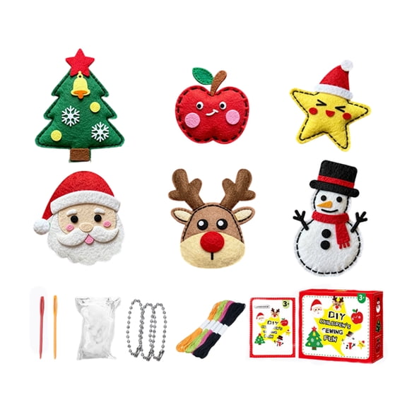 Creative Craft Sewing Kits Handmade Materials for Creative Project Pendant Making Kids Safe and Fun Learning Activity