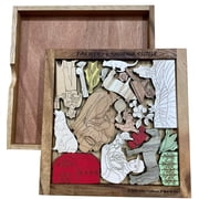 Creative Crafthouse Farmers Puzzle, Farm Life Wood Art Gift and Decor, USA Made
