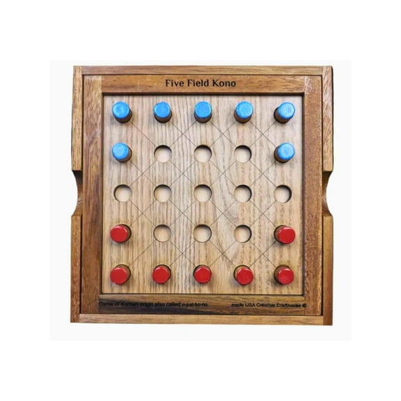 Creative Crafthouse Five Field Kono Korean Strategy Board Game for 2 Players