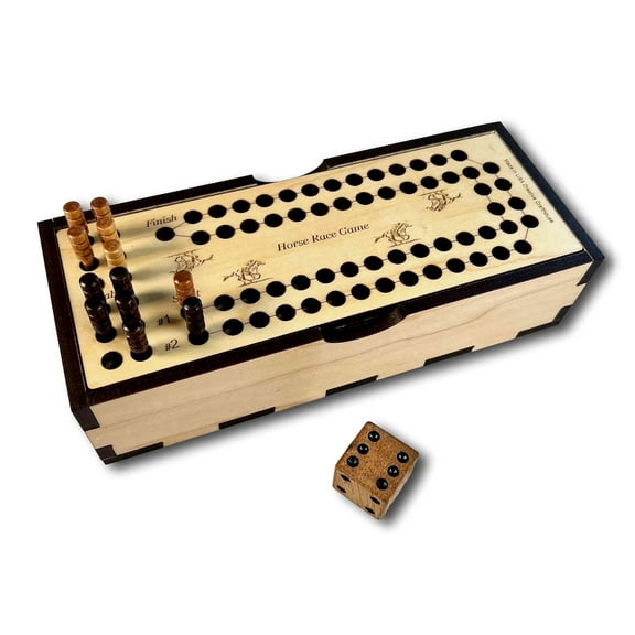 Creative Crafthouse Horse Race Dice Game Fast Paced and Fun Family Activity