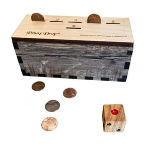 Creative Crafthouse Penny Drop Special Edition Wooden Tabletop Dice Game