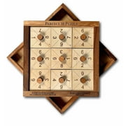 Creative Crafthouse Perfect 10 Puzzle, Wood Math Brain Teaser, USA Made