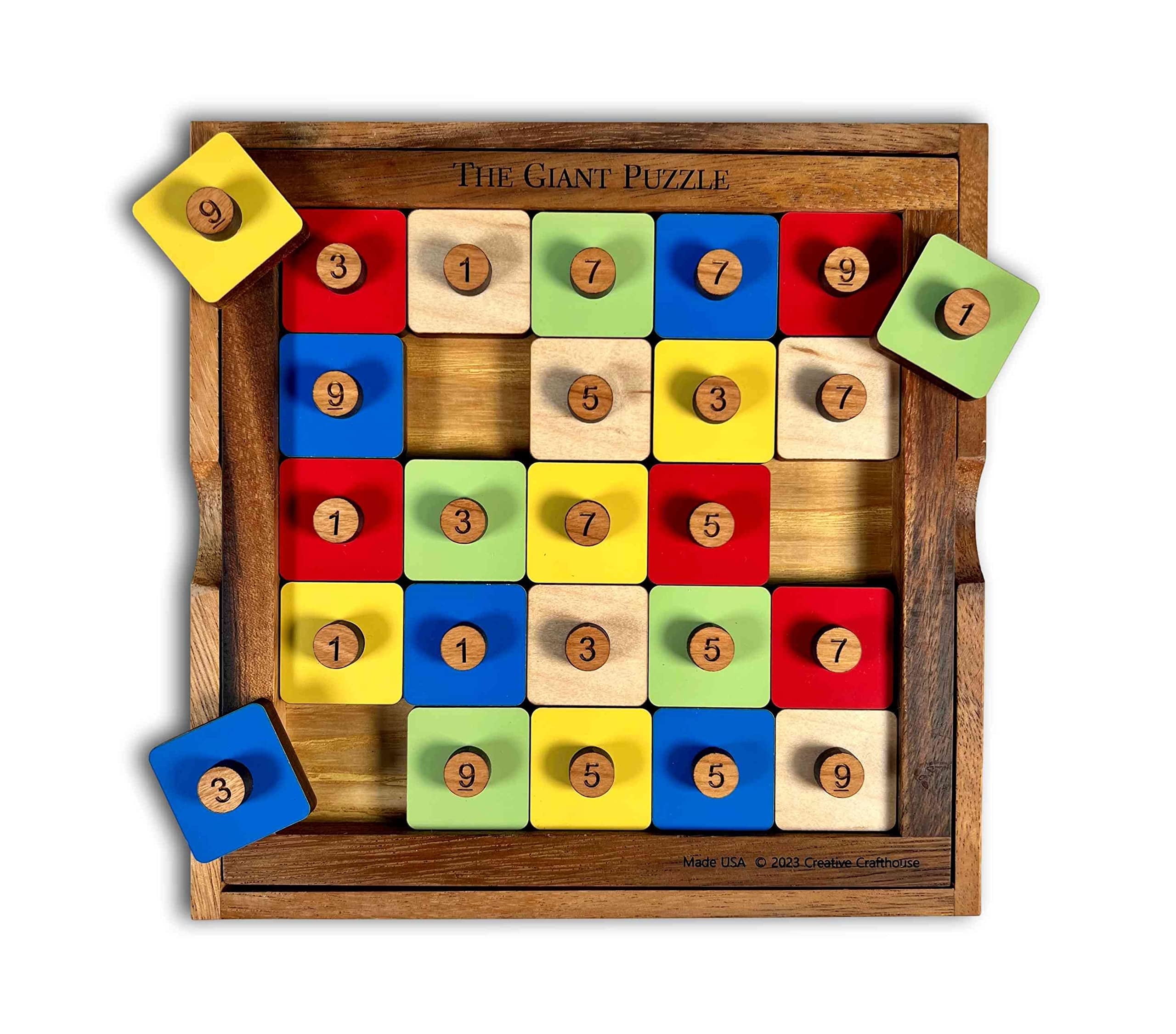 Creative Crafthouse The Giant Puzzle, 1888 Classic Logic Game Gift for Adults