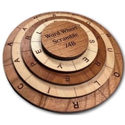 Creative Crafthouse Word Wheel Scramble 74B, 100+ Brain Teasers in 1, Ages 14+