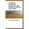 thumbnail image 1 of Creative Criticism: Essays on the Unity of Genius and Taste, (Paperback), 1 of 1