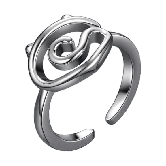 Creative Crochet Hook Rings Adjustable Knitting Braideds Rings Tail Accessory Fashionable Jewelry for Enthusiast