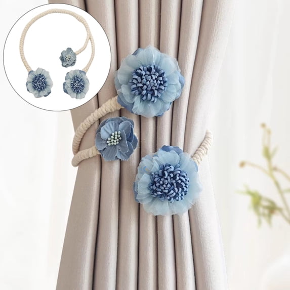 Creative Curtain Tie Back Clips Cords Holdbacks Elegant For Bedroom Decoration