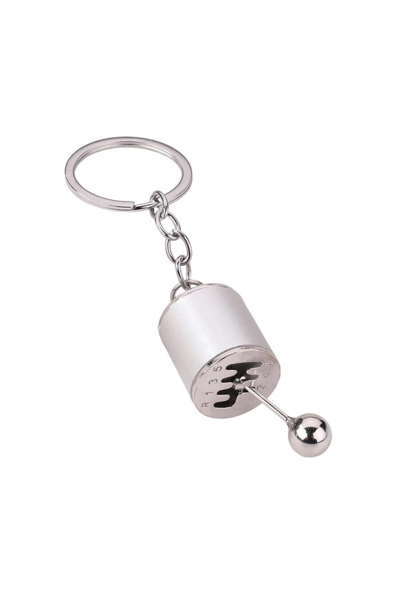 Creative Customizable Car Accessory Six Speed Gear Knob Shifter Keyring Keychain In Modern Design for Motorcycles