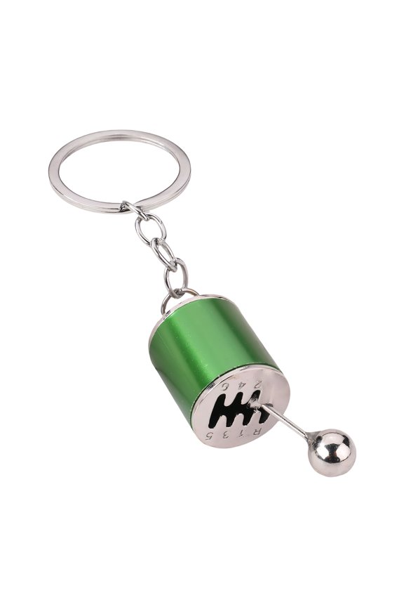 Creative Customizable Car Accessory Six Speed Gear Knob Shifter Keyring Keychain In Modern Design for Motorcycles