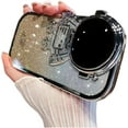 thumbnail image 1 of Creative Cute Astronaut Silicone Phone case with Camera Lens Protection Bracket for iPhone 14 13 12 11 XR Plus Pro Max Bling Comfortable Anti-Scratch Spaceman Back Cover(Silver,13 Pro), 1 of 8