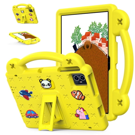 Creative Cute Kids Tablet Case For T-Mobile Revvl Tab 2 (2025)  Revvl Tab 10.36-inch (2023) Bracket Shockproof Protective Tablet Cover