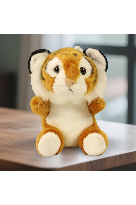 Creative Cute Lovely Tiger Pendant Keychain Gift - For Handbag,Purse,Backpack,Car Keys - 5.9 Inches(Yellow)