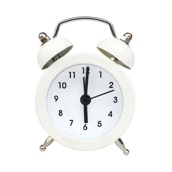 Creative Cute Mini Alarm Clock, Metal Small Electronic Alarm Clock Home Of