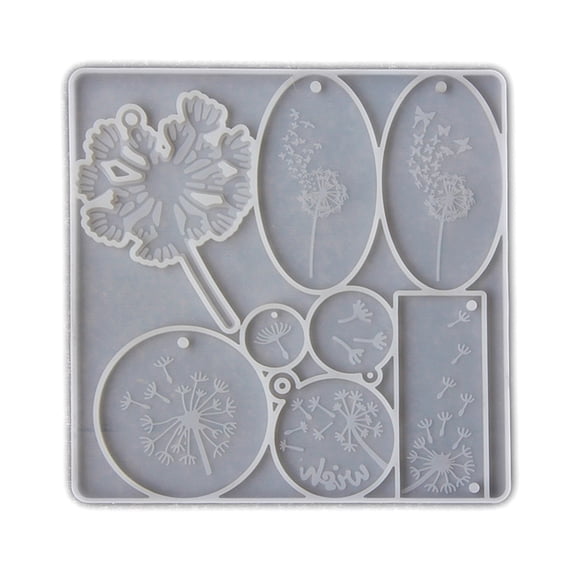 Creative Dandelions Charm Silicone Mold Versatile Dandelions Hanging Ornament Silicone Mold for Artisans and Hobbyist