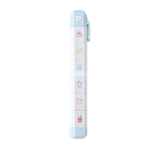 Creative Date Mood Task Stamp Set In Pen fashion Suitable For Students Artists And Home Activities