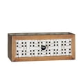 thumbnail image 1 of Creative Design 15.75" White and Brown Embossed Floating Wall Shelf, 1 of 4