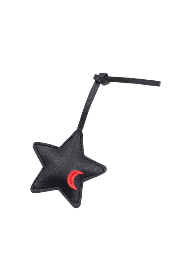 Creative Design 3D Star PU Leather Bag Charm Stylish Bag Pendant for Fashion Accessories Styles and Projects