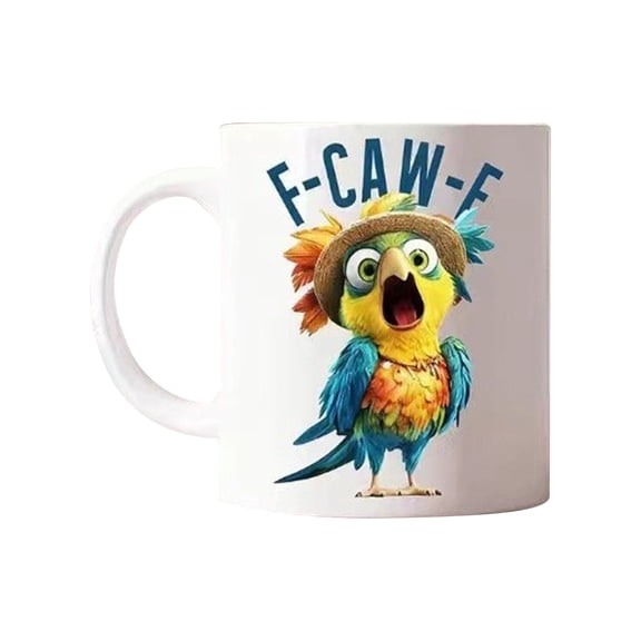 Creative Design Ceramic Mug with Handle, Large Capacity Cup for Coffee, Tea, Hot Chocolate, and Home Kitchen Use