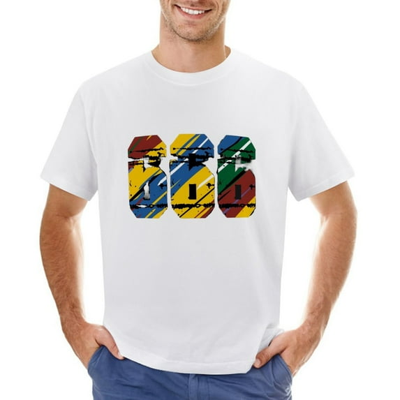 Creative Design Vintage T-shirt Mens Cotton Classic Crewneck Short Sleeve Tees Unisex White XL