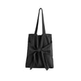 thumbnail image 1 of Creative Designed Bow Tote Bag Literary Shoulder Women's Bag Student Canvas Bag, Niche Large-capacity Trendy Handbag Shoulder Bag, 1 of 7
