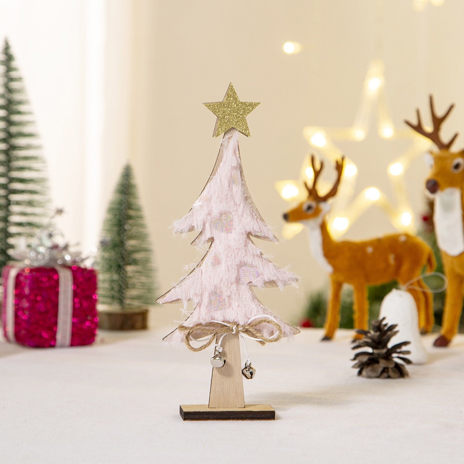 Creative Desk Displays Christmas Decorations DIY Christmas Wooden