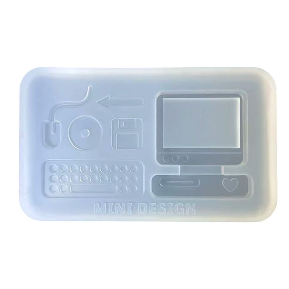 Creative Desktop Computer Shaped Silicone Mould For Handmade Decoration