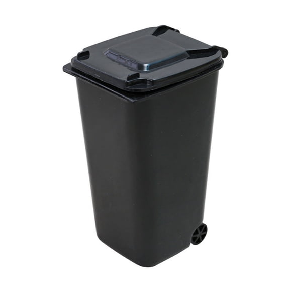Creative Desktop Mini Plastic Trash Can,Multifunctional Pen Holder Desk Sorting Bin