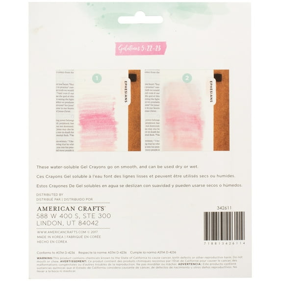 Creative Devotion Gel Crayons 9/Pkg-Colors From Sets #1, #2 & #3