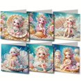 thumbnail image 1 of Creative Diamond-Art Greeting Painting Card Kit 6pcs DIY Handmade Gift Hot U6, 1 of 8
