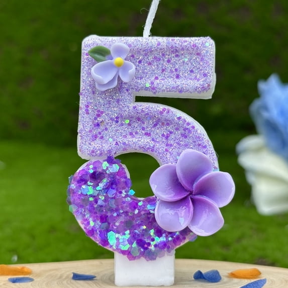 Creative Digital Birthday Candle Cake Decoration | First Birthday ...