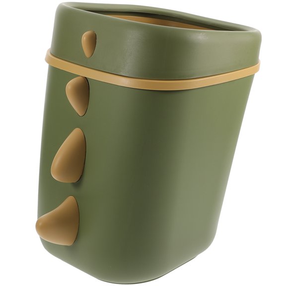 NUOLUX Garbage Can Plastic Dinosaur Design Easy Throwing Household Use 1Pcs