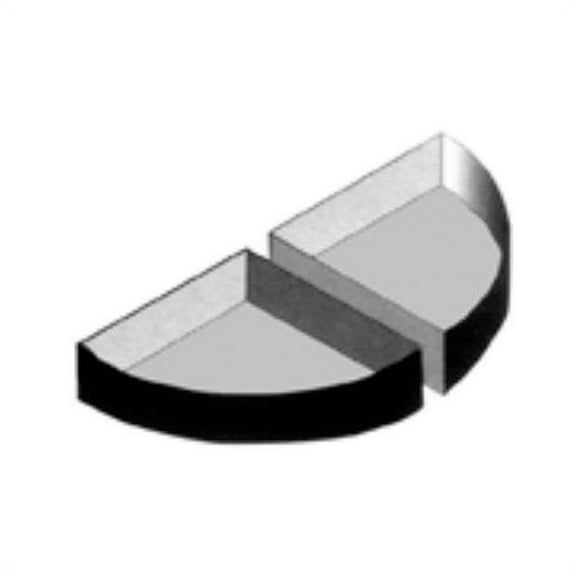 Creative Display Tray for 6.5 ft. Half Round Tree - Black