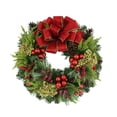 thumbnail image 1 of Creative Displays 26" Holiday Wreath with Hydrangea, Heather and Ornaments, 1 of 4