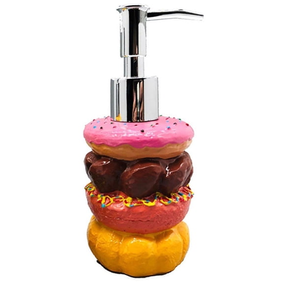 Creative Donut Hand Sanitizer Bottle Refillable Lotion Dispenser Lightweight Cute Soap Dispenser for Bathroom Accessories