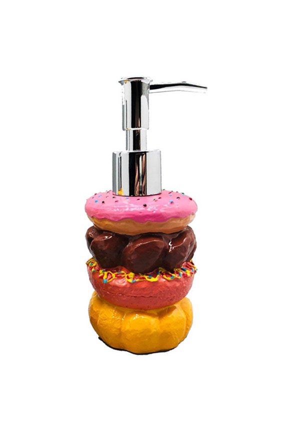 Creative Donut Hand Sanitizer Bottle Refillable Lotion Dispenser Lightweight Cute Soap Dispenser for Bathroom Accessories