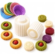 Creative Double-Ended Pastry Mold, 2026 New Fluted Jam Cookie Press Mold, Creative French Lace Style, 2-in-1 Cake Sided Grade Easy Release DIY Baking Tool, Detachable Abs Nesting Body