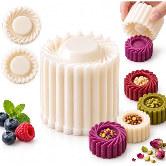 Creative Double-Ended Pastry Mold, Double Sided Baking Mold for Cookies
Create beautiful cookies, pastries, and desserts at home with a creative double-ended mold for easy shaping, decorating